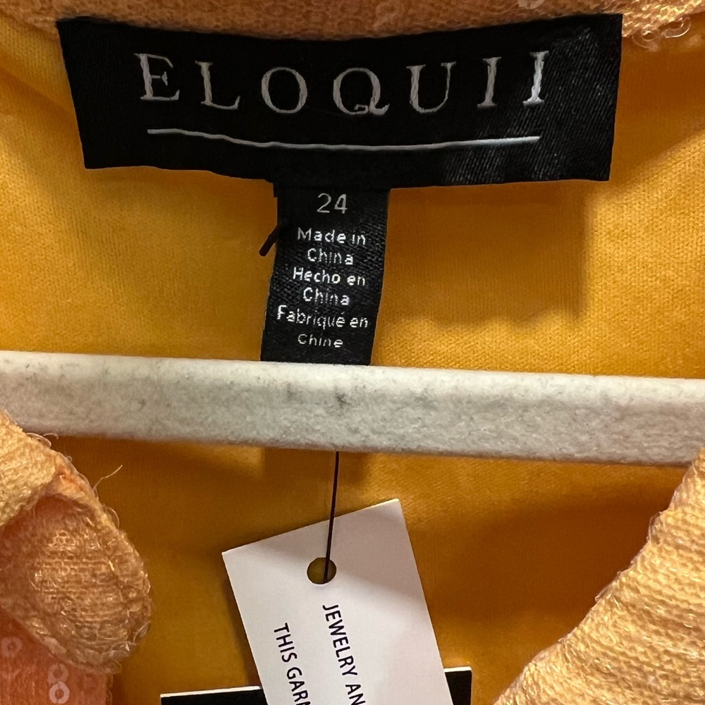 ELOQUII Ombre Sequin Midi Dress Size 24 - Picture 2 of 9